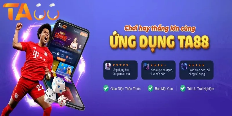 App TA88 sở hữu giao diện dễ thao tác và dung lượng dùng thấp