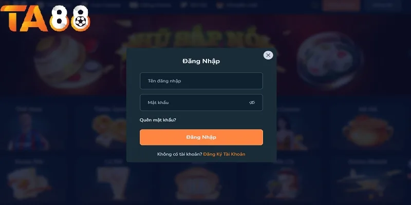 Đăng nhập TA88 qua website