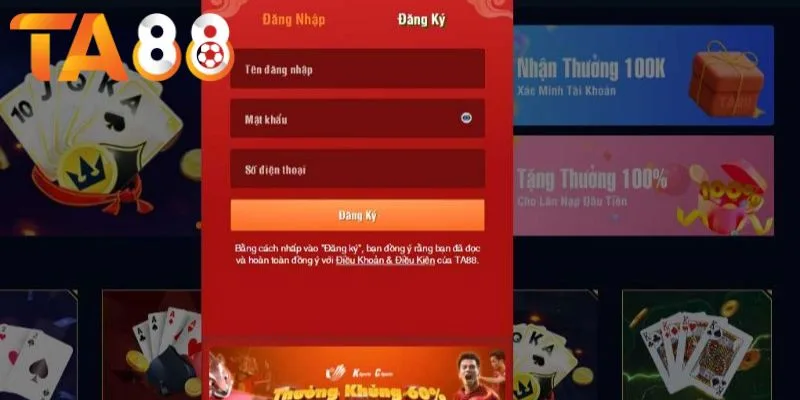 Một số ưu đãi đặc biệt hấp dẫn khi bạn đăng ký tài khoản TA88