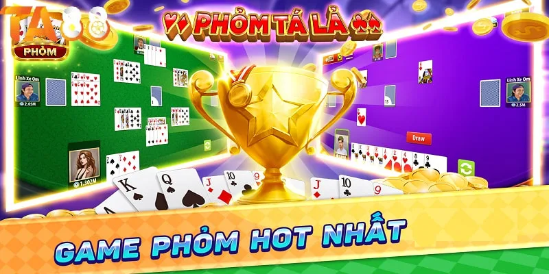 Phỏm - Trò chơi đánh bài có lượt truy cập cao